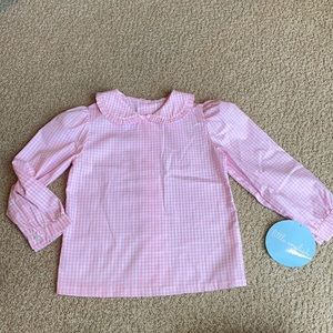 Little English Ruffled Peter Pan shirt